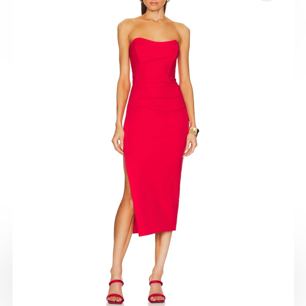 Katie May - Ashun Dress in Cherry - NWT size Large